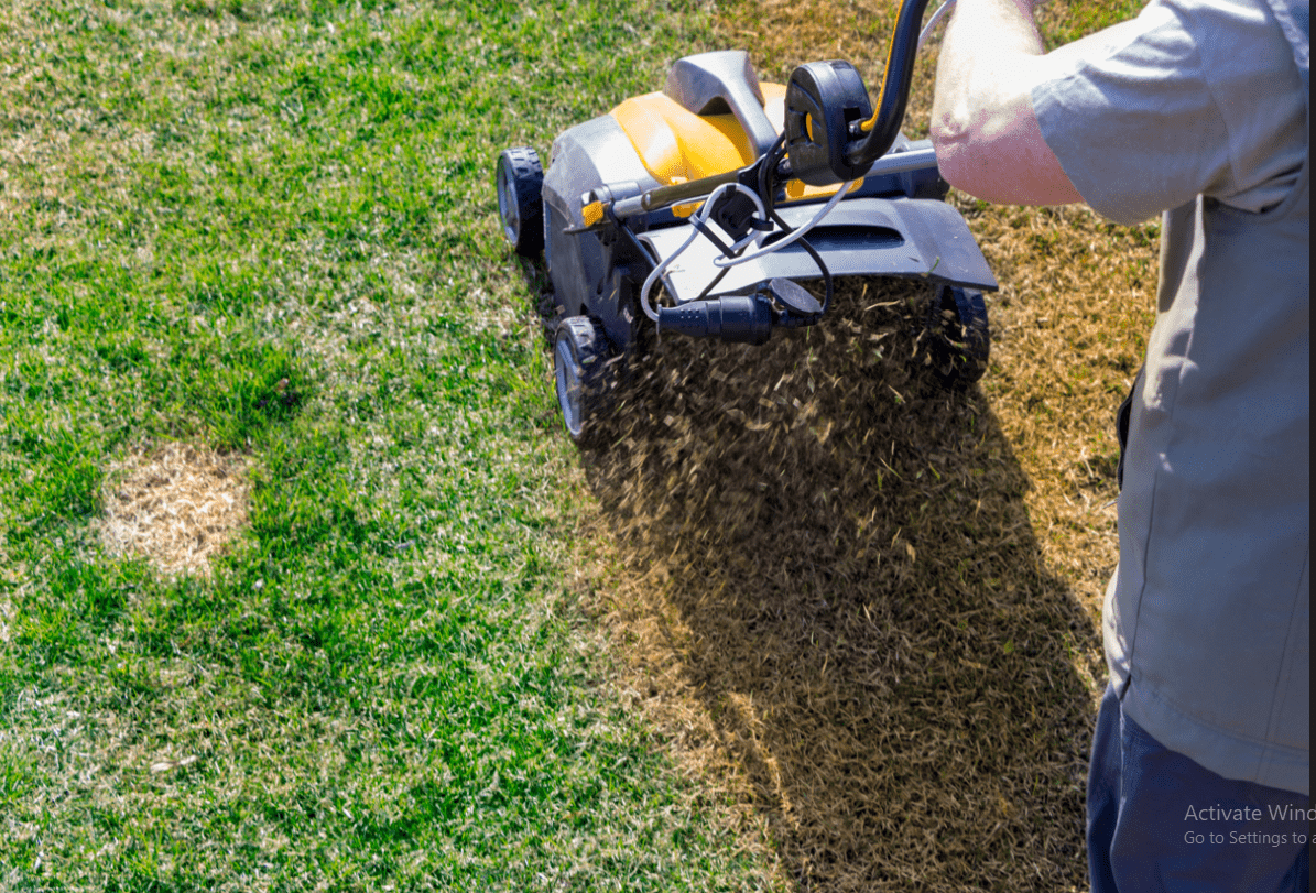 lawn dethatching services in Fairfield County, CT