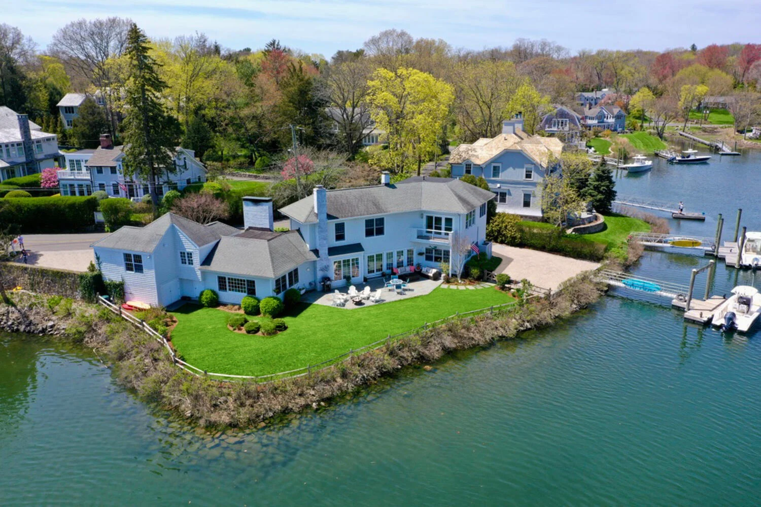 Darien waterfront house